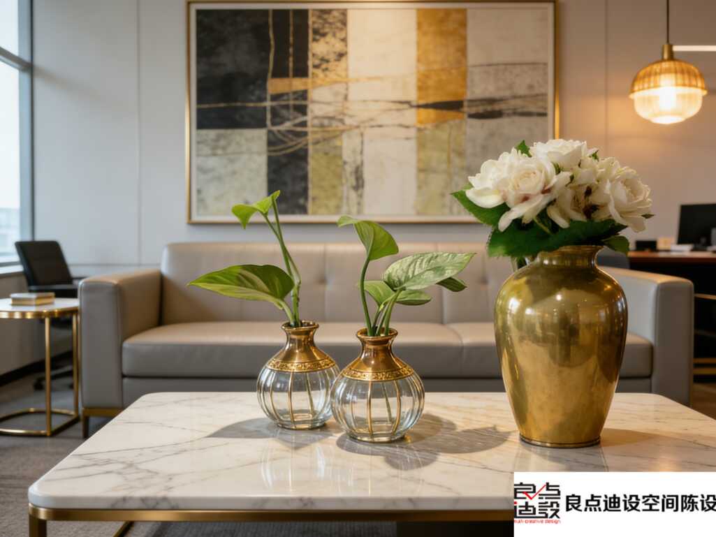 轻奢风办公室软装设计|打造显档次接待区 留住客户涨效率🥳